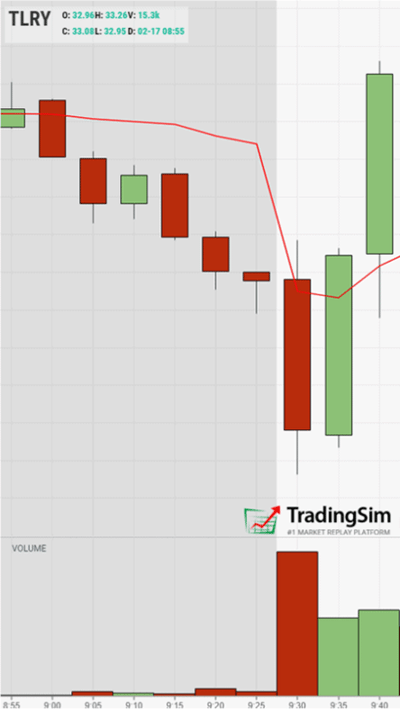 bullish reversal candles TradingSim